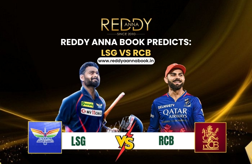 Reddy Anna Book Predicts: LSG vs RCB