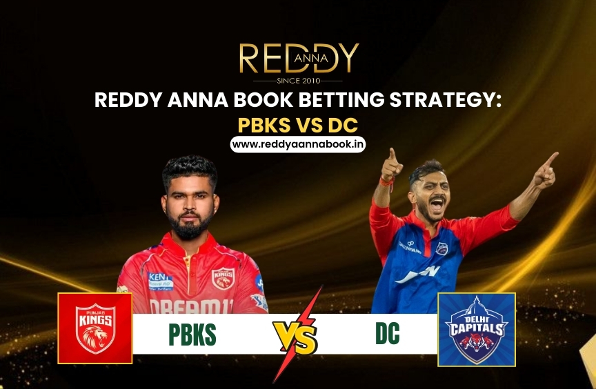 Reddy Anna Book Betting Strategy: PBKS vs DC